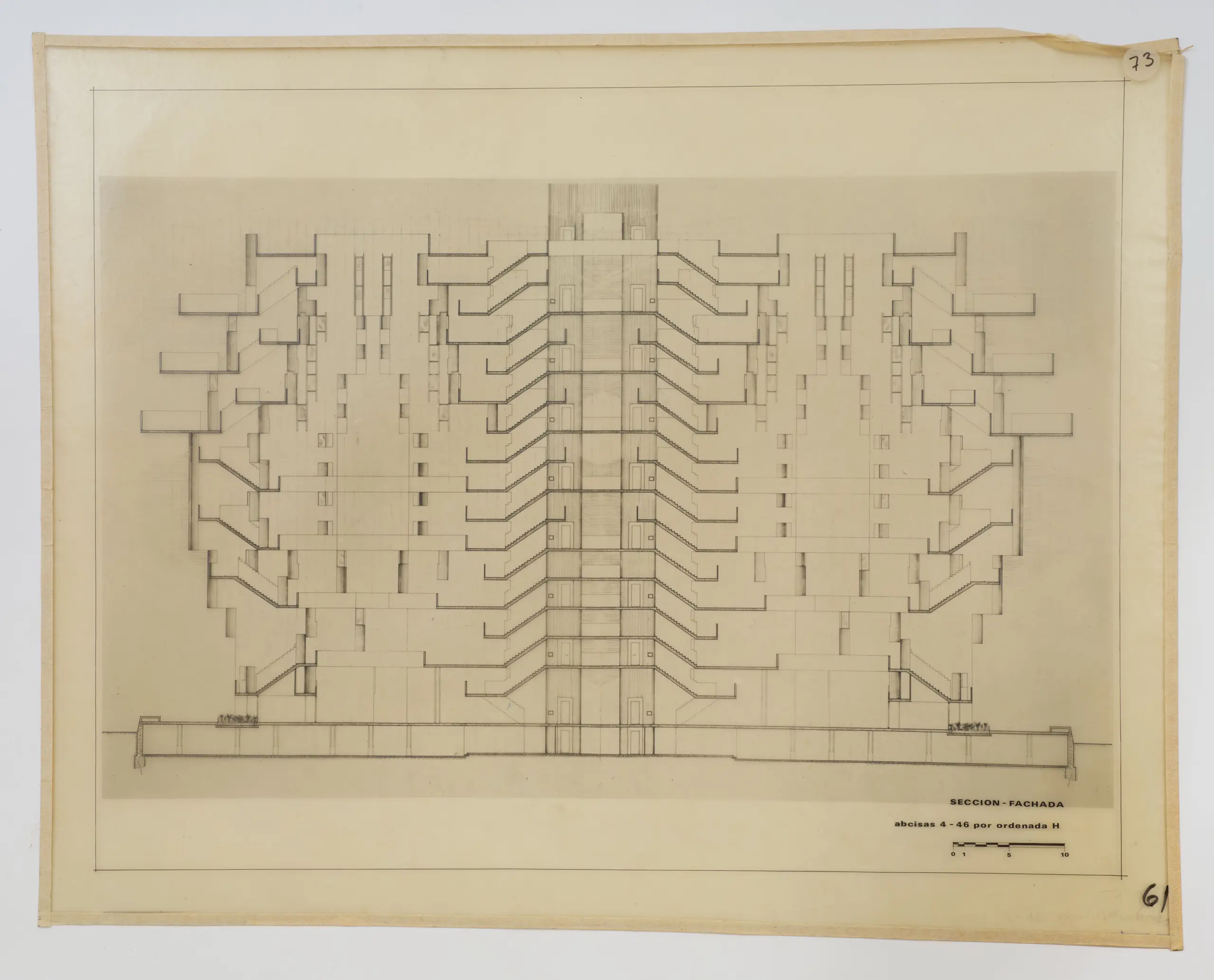 Walden 7 under construction — brick aggregation and scale